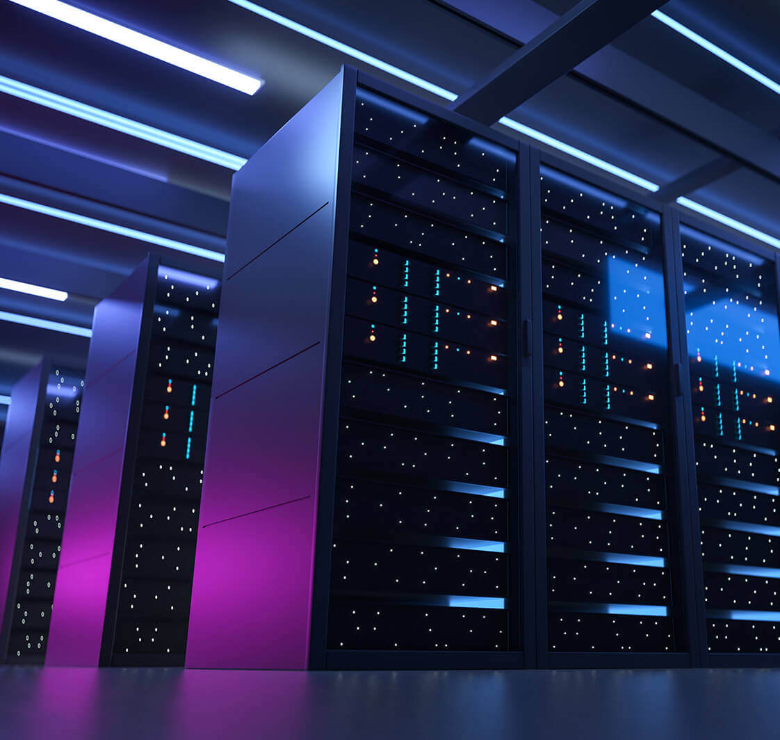 Cloud server concept.