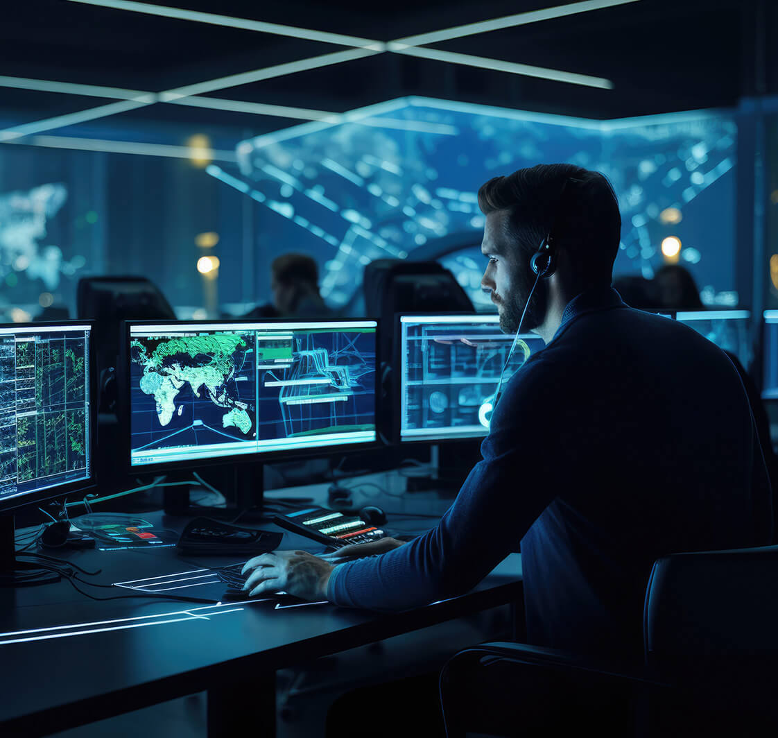 Cybersecurity experts conducting incident response drills to enhance data center resilience against cyberattacks