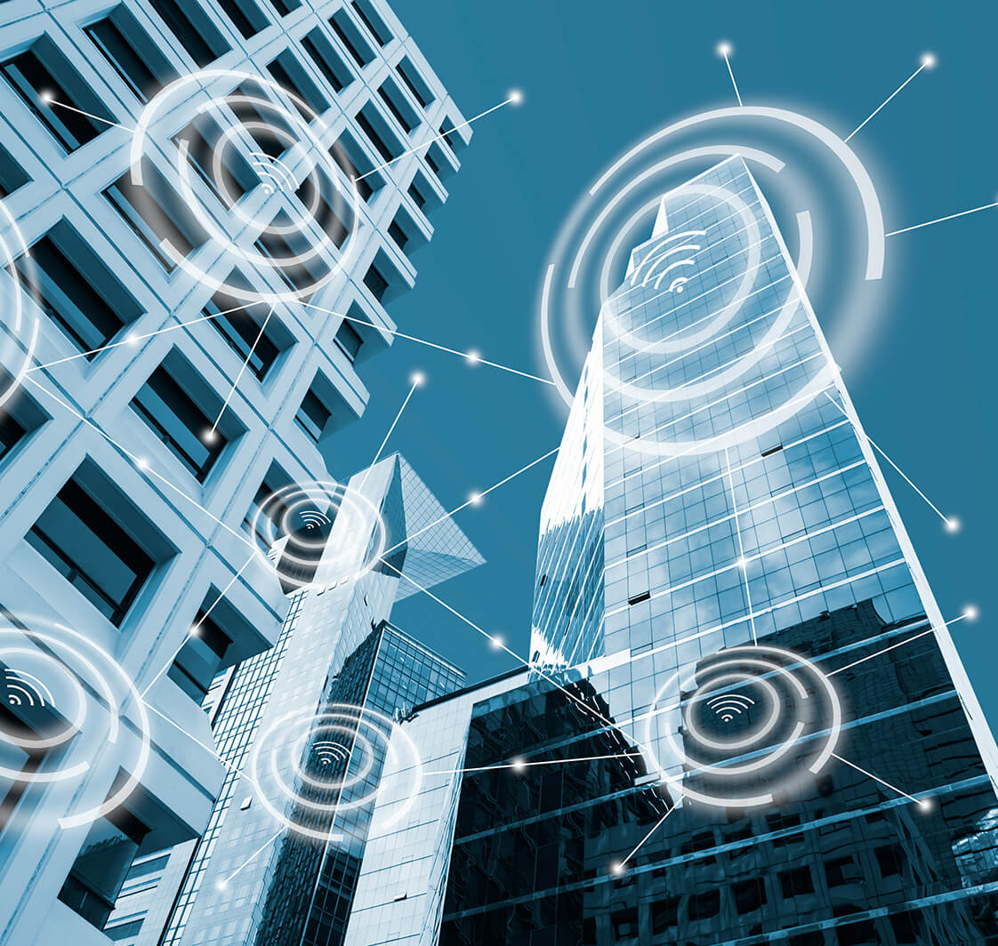 wifi network connection service for Internet of things concept.