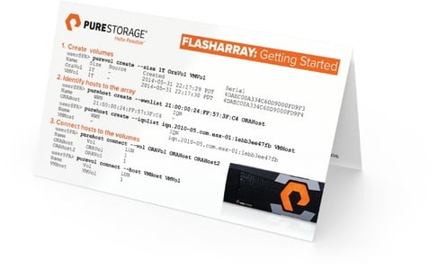 Pure Storage Instruction Business card